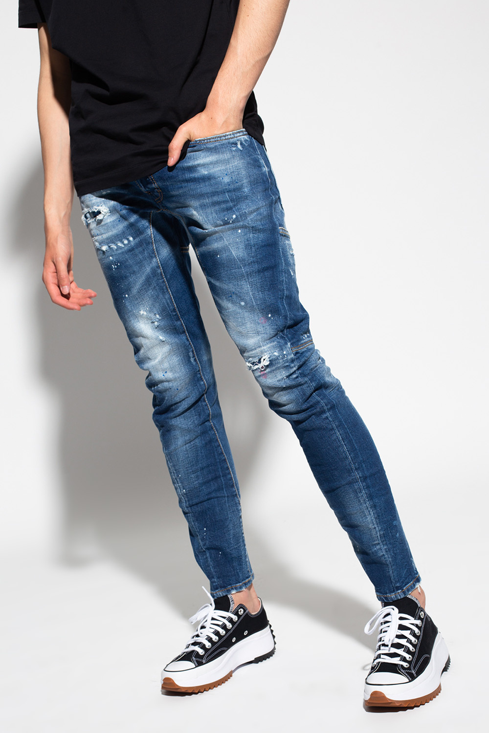 Dsquared2 'Tidy Biker' jeans | Men's Clothing | PochtaShops